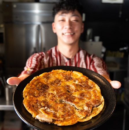 豚チーズチヂミおすすめ